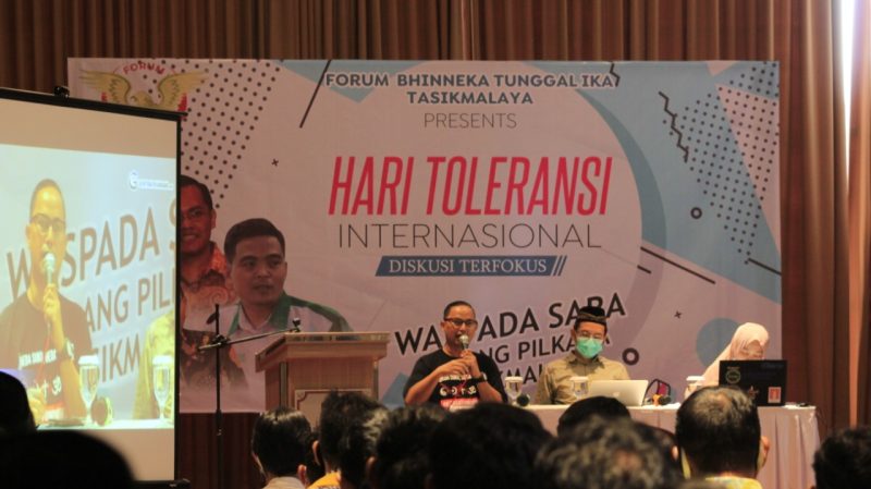 Diskusi terfokus waspada SARA jelang Pilkada Tasikmalaya (foto: Sahrul/GentraPriangan) 