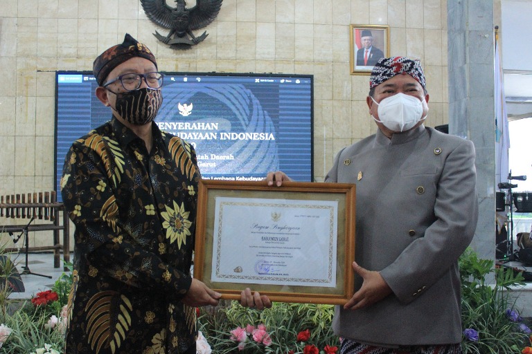 Pemkab Garut raih penghargaan Anugerah Kebudayaan Indonesia (AKI) Tahun 2020 (istimewa)