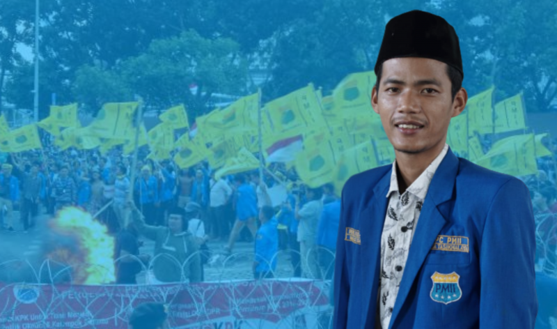 Ketua PMII Kota Tasikmalaya 2021-2022 Muhaemin Abdul Basit (Cak Umin) 