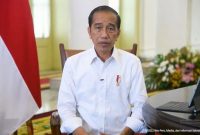 Presiden Joko Widodo menyampaikan siaran pers, tangkapan layar Youtube Sekretariat Presiden