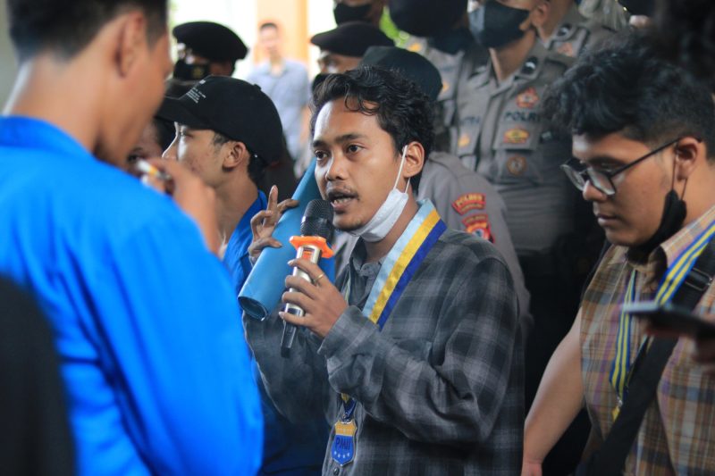 Ketua PC PMII Kabupaten Tasikmalaya 2022 (Dimas Ari Wibowo).