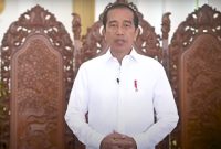 tangkapan layar Sambutan Hari Buruh Presiden melalui kanal Youtube Sekretariat Presiden