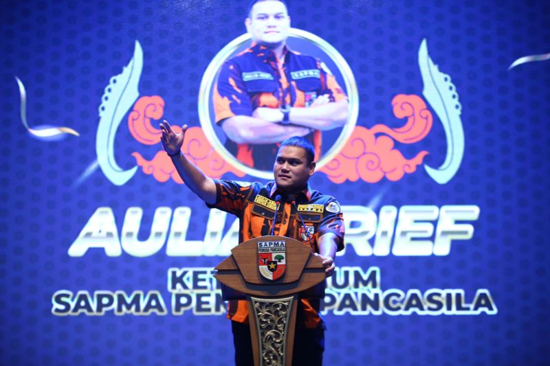 Aulia Arief Ketua UmumTerplih Sapma Pemuda Pancasila Tekankan Jaga Persatuan