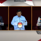 Tiga calon presiden saat Debat debat capres kelima di Jakarta Convention Center (JCC) , Minggu (4/2/2024). (Foto: Tangkapan layar Live Streaming KPU RI)